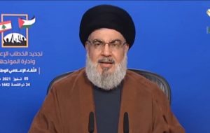 سید حسن نصرالله: چیزی به نام مردم در رژیم اسرائیل وجود ندارد و همه آنها اشغالگر هستند/ هدف از تحریم‌های آمریکا تحریک مردم لبنان علیه مقاومت است