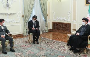 رئیسی در دیدار وزیر خارجه ژاپن: تاخیر در آزادسازی دارایی های ایران در بانک های ژاپنی توجیه پذیر نیست/ آمریکایی‌ها باید بخاطر عمل نکردن به تعهدات خود در برجام به افکار عمومی جهان پاسخ دهند/ با ناامن کردن دریاها مخالفیم/ موتگی: احیای برجام به نفع همه است