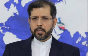 واکنش خطیبزاده به اضافه شدن ۴ ایرانی به فهرست تحریم ها: کاسبان تحریم این بار به سناریوهای هالیوودی متوسل شده اند/ واشنگتن راهی جز رفتار محترمانه در قبال تهران ندارد واکنش خطیبزاده به اضافه شدن ۴ ایرانی به فهرست تحریم ها: کاسبان تحریم این بار به سناریوهای هالیوودی متوسل شده اند/ واشنگتن راهی جز رفتار محترمانه در قبال تهران ندارد