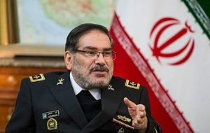 واکنش شمخانی به اظهارات اردوغان: ترس از اقوام، سهم حکومتی است که با داغ و درفش با آنان روبرو میشود نه ایران واکنش شمخانی به اظهارات اردوغان: ترس از اقوام، سهم حکومتی است که با داغ و درفش با آنان روبرو میشود نه ایران