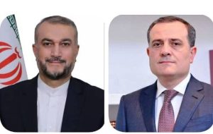 امیرعبداللهیان: به وزیر خارجه آذربایجان گفتم امنیت جمهوری آذربایجان را امنیت خود و منطقه می دانيم امیرعبداللهیان: به وزیر خارجه آذربایجان گفتم امنیت جمهوری آذربایجان را امنیت خود و منطقه می دانيم