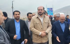 بازدید معاون اجرایی رییس جمهور و هیئت همراه از تصفیه خانه فاضلاب ایلام