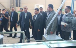 افتتاح کارخانه تولید کاغذ سنگی با حضور وزیر صمت به صورت ویدیو کنفرانس با ریاست جمهوری