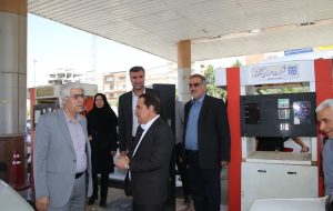 بازدید استاندار ایلام از جایگاه‌های عرضه سوخت