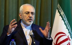 ظریف: سیاست مبتنی بر قهر در برقراری امنیت در خلیج فارس شکست خورده ظریف: سیاست مبتنی بر قهر در برقراری امنیت در خلیج فارس شکست خورده