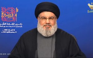نصرالله: در مقابل معامله قرن باید ایستاد و مقاومت کرد/ آمریکا مسئول همه جنگ‌ها در منطقه است/ دعوت به تسلیم شدن مقابل خارج خیانت ملی است