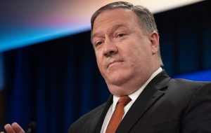 پومپئو مدعی شد: ما جمهوری اسلامی ایران را همان چیزی دیدیم که هست، یعنی یک کشور متجاوز نه یک قربانی/ ۹۰ درصد درآمد نفتی ایران را کاهش دادیم